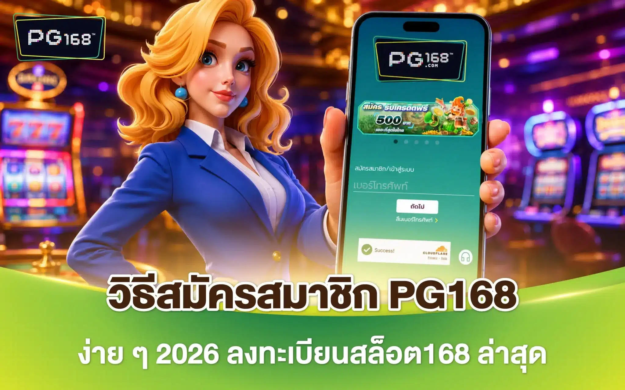 วิธีสมัครสมาชิก PG168 ง่ายๆ 2026 ลงทะเบียนสล็อต168 ล่าสุด