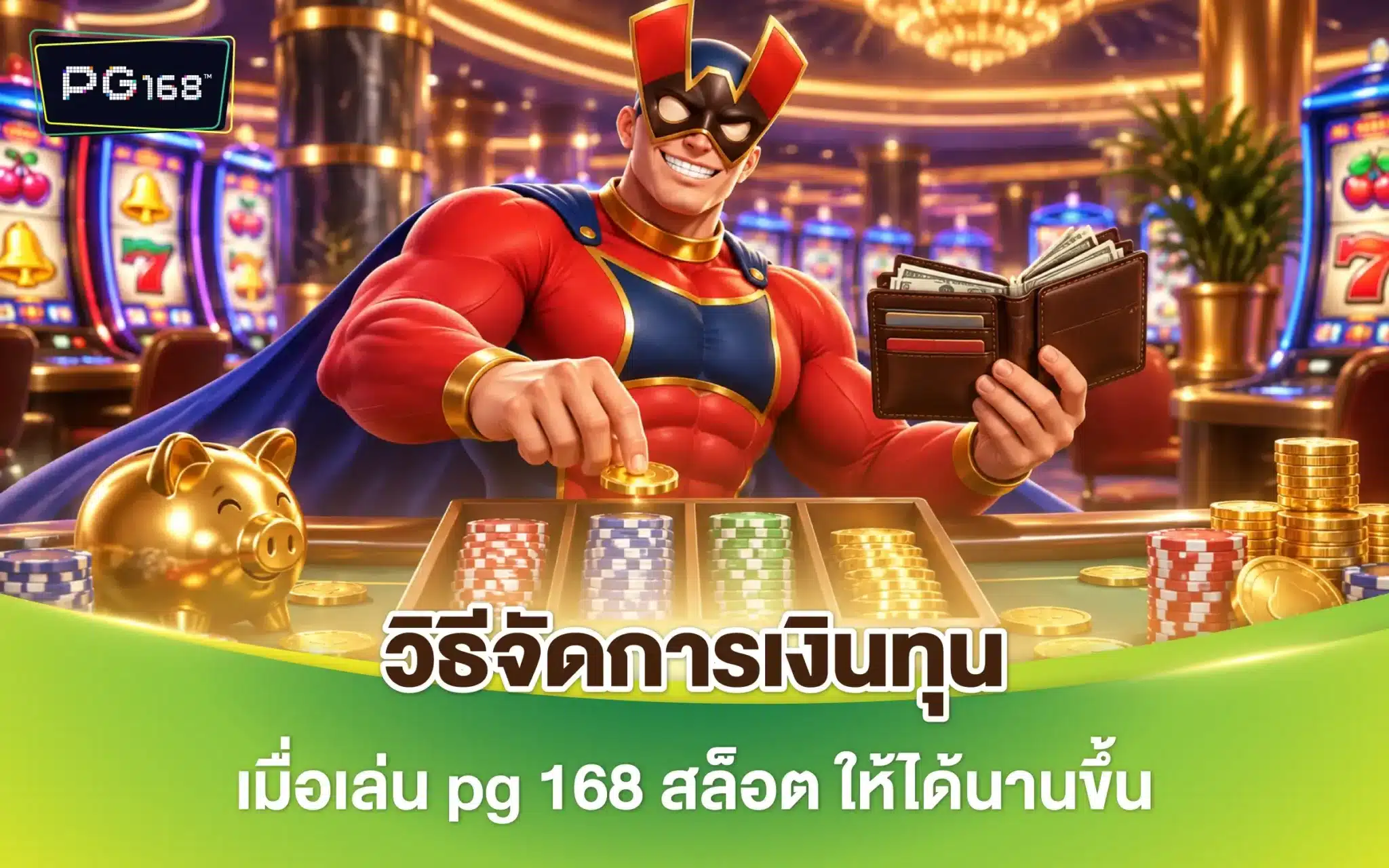 วิธีจัดการเงินทุน เมื่อเล่น pg 168 สล็อต ให้เล่นได้นานขึ้น